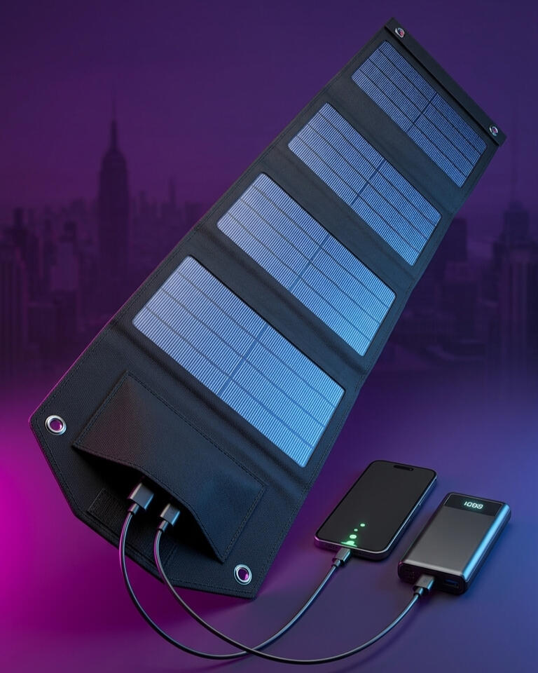 60W Ultra-Portable Foldable Solar Charger