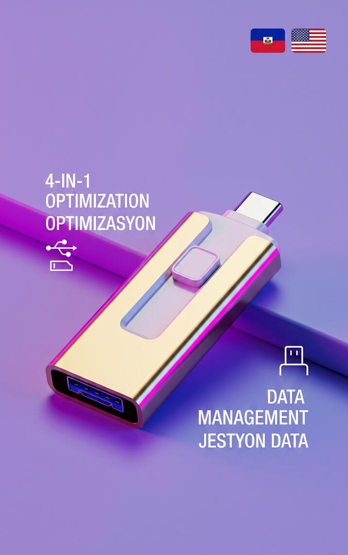 4-in-1 iPhone & USB-C Mobile Flash Drive