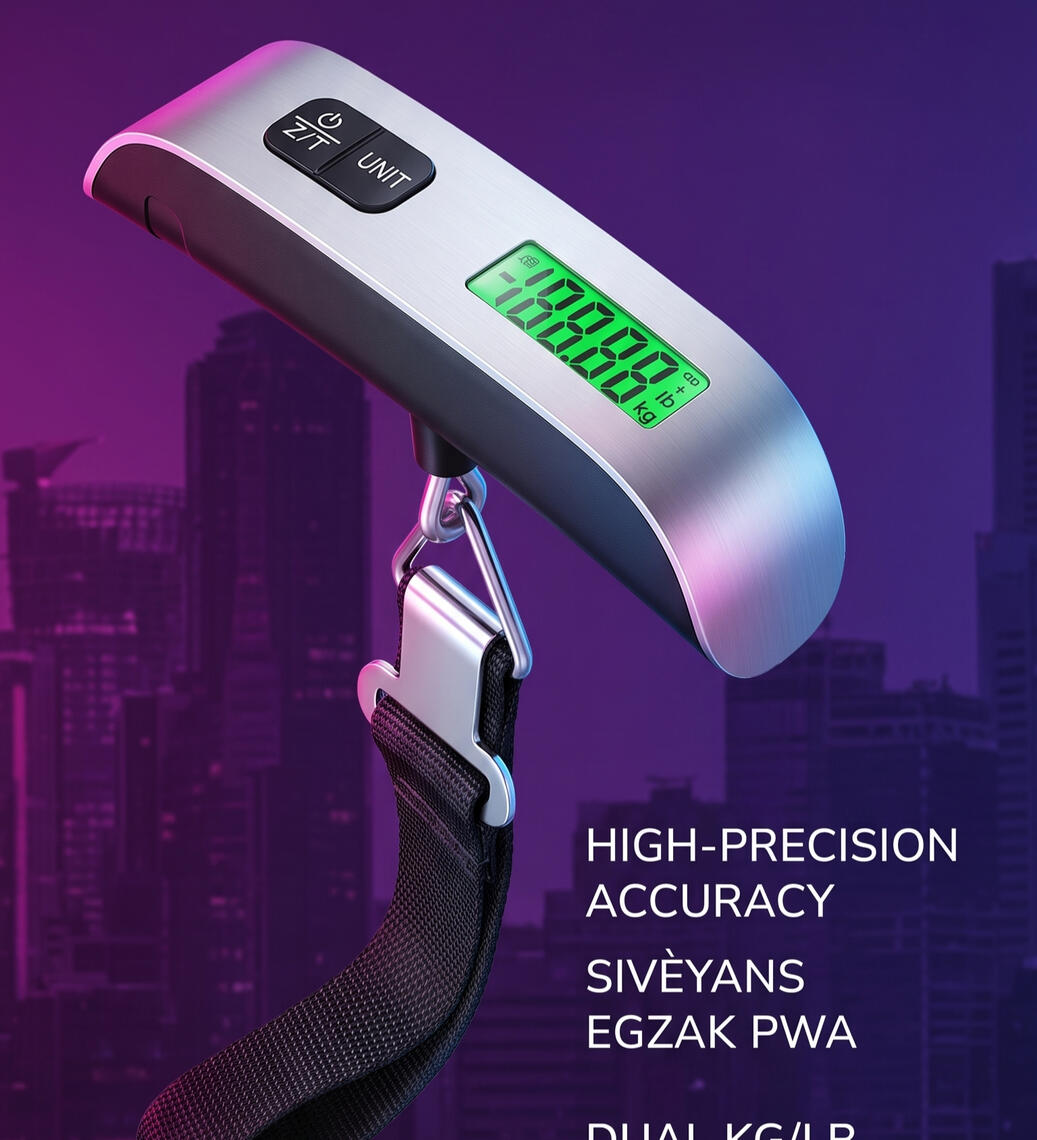 Smart Digital Luggage Scale – High-Precision Portable Suitcase Hanging Scale